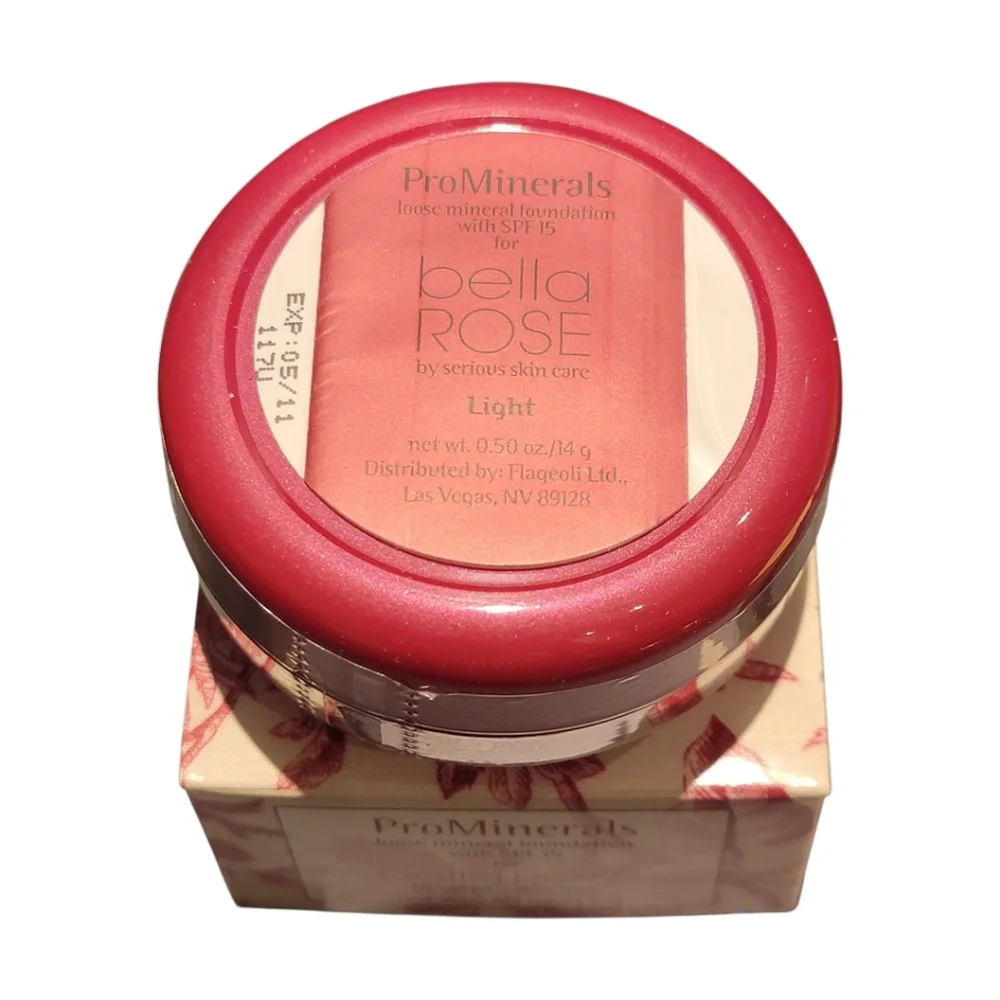 Serious Skincare Bella Rose ProMinerals Makeup Loose‎ Mineral Foundation - Light